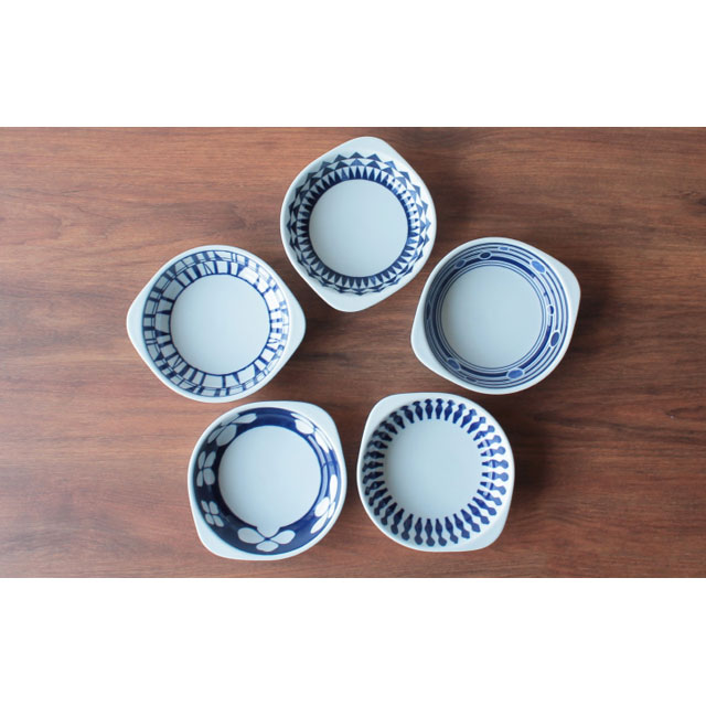 波佐見焼 グラタン皿（5柄セット）(Cheer house) | エンニチ