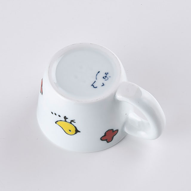波佐見焼 青い鳥 ミニマグカップ(大新窯ネットショップ) | エンニチ