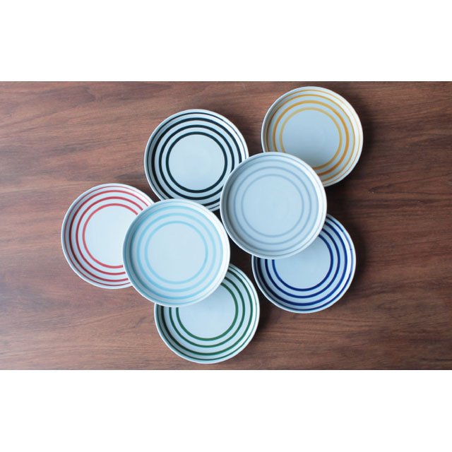 波佐見焼 カラーライン プレート(Cheer house) | エンニチ