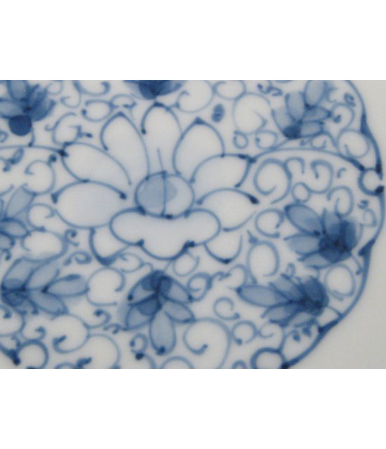 有田焼 雪輪5寸銘々皿 「蛸唐草」or「花唐草」(有田焼 八右衛門窯 大慶