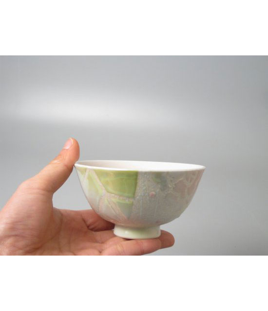 送料無料】有田焼 バララスターご飯茶碗 （ブルー）と（ピンク）のペア