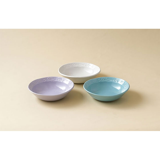 アウトレット】波佐見焼 隆泉陶器 ラグーサ ボウル 3色セット（ブルー
