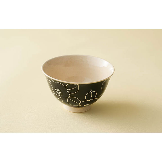 波佐見焼 侘助 飯碗黒 | 奥川陶器(奥川陶器 エンニチshop) | エンニチ