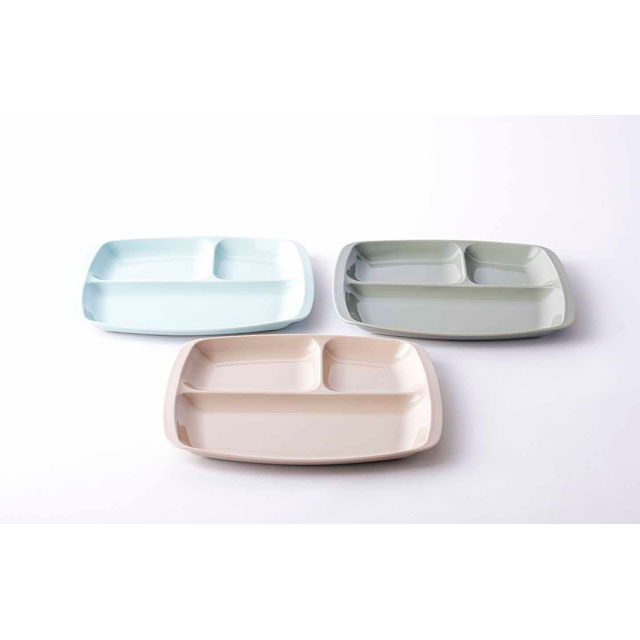 送料無料】 波佐見焼 ころん ランチプレート 3色セット(Cheer house